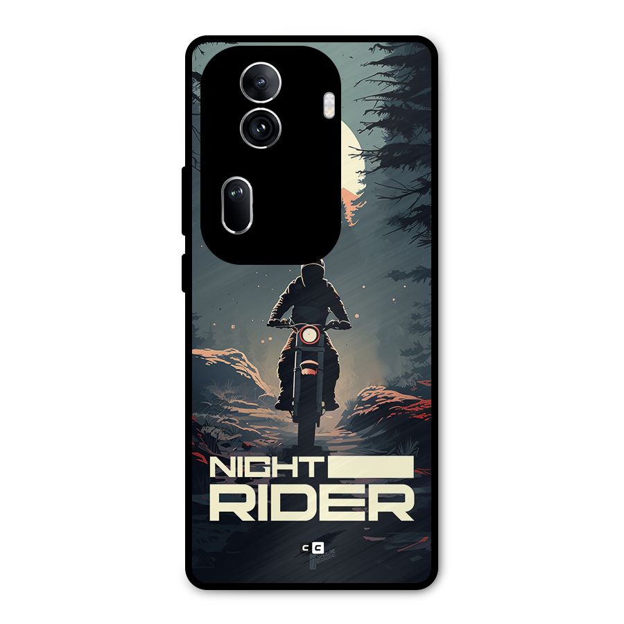Night Rider Metal Back Case for Oppo Reno11 Pro 5G