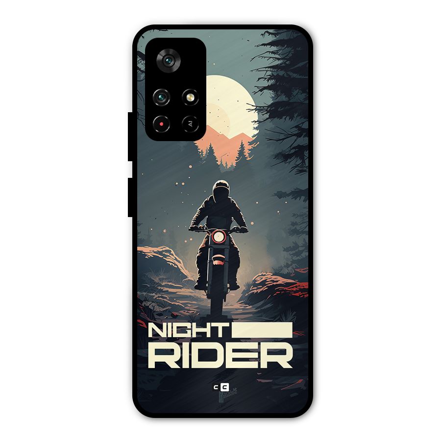 Night Rider Metal Back Case for Poco M4 Pro 5G
