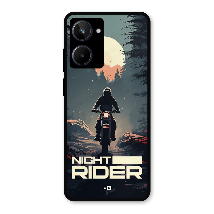 Night Rider Metal Back Case for Realme 10