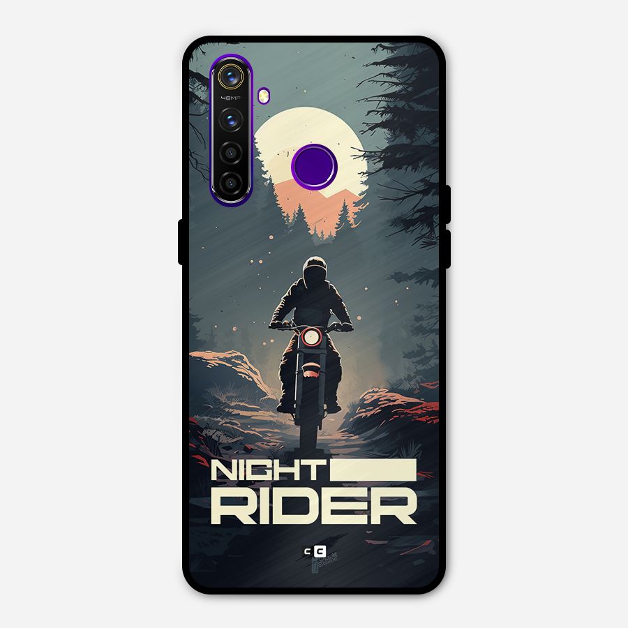 Night Rider Metal Back Case for Realme 5 Pro