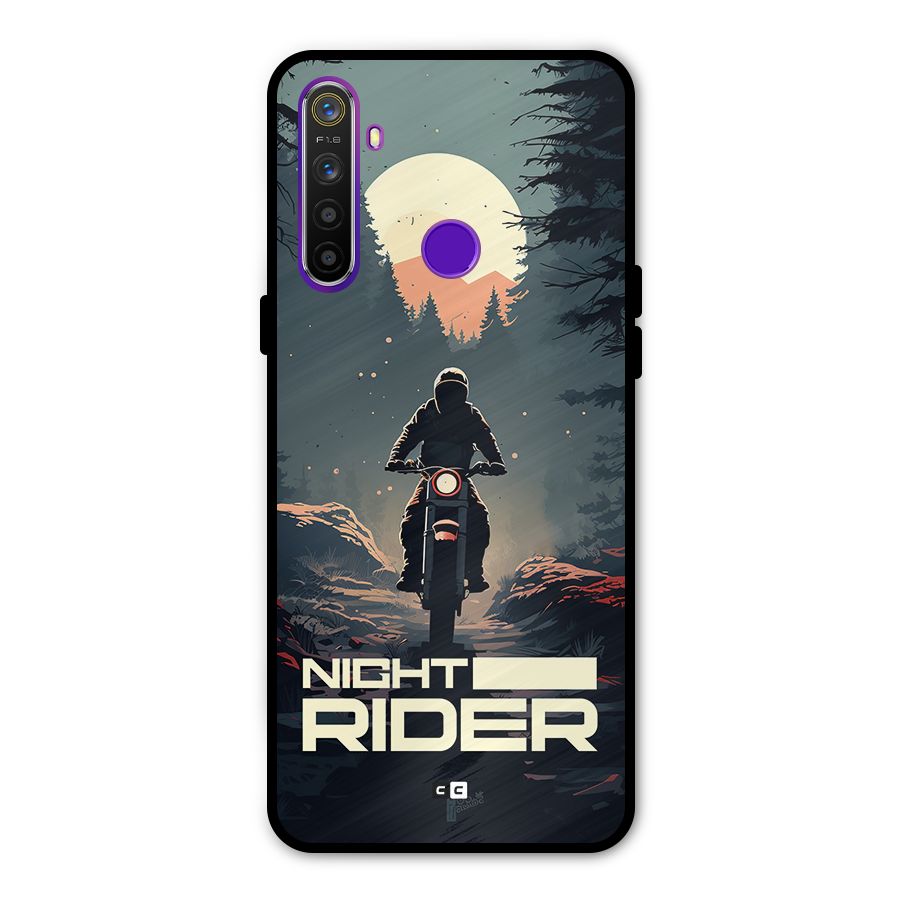 Night Rider Metal Back Case for Realme 5i