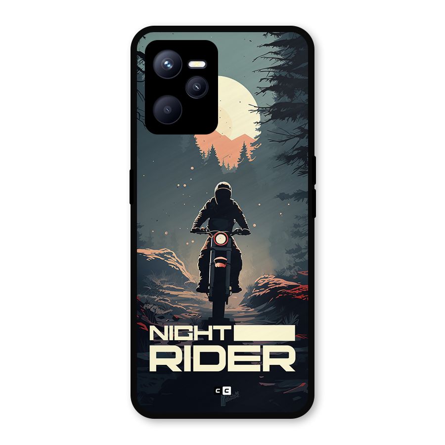 Night Rider Metal Back Case for Realme C35