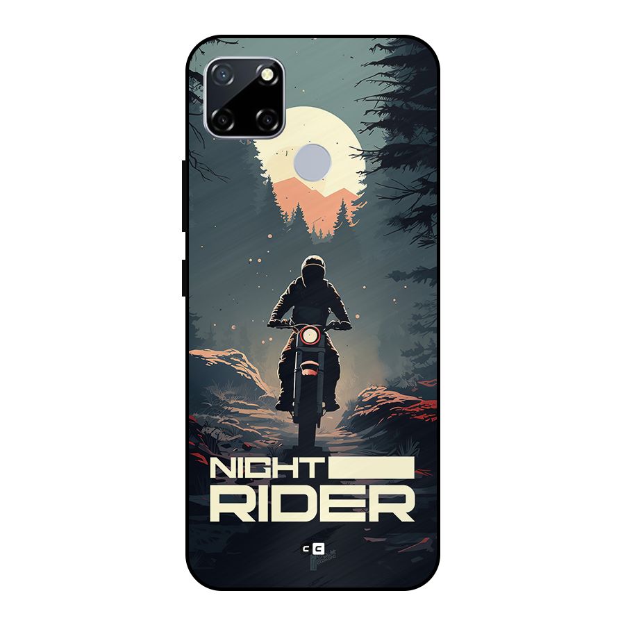 Night Rider Metal Back Case for Realme Narzo 20