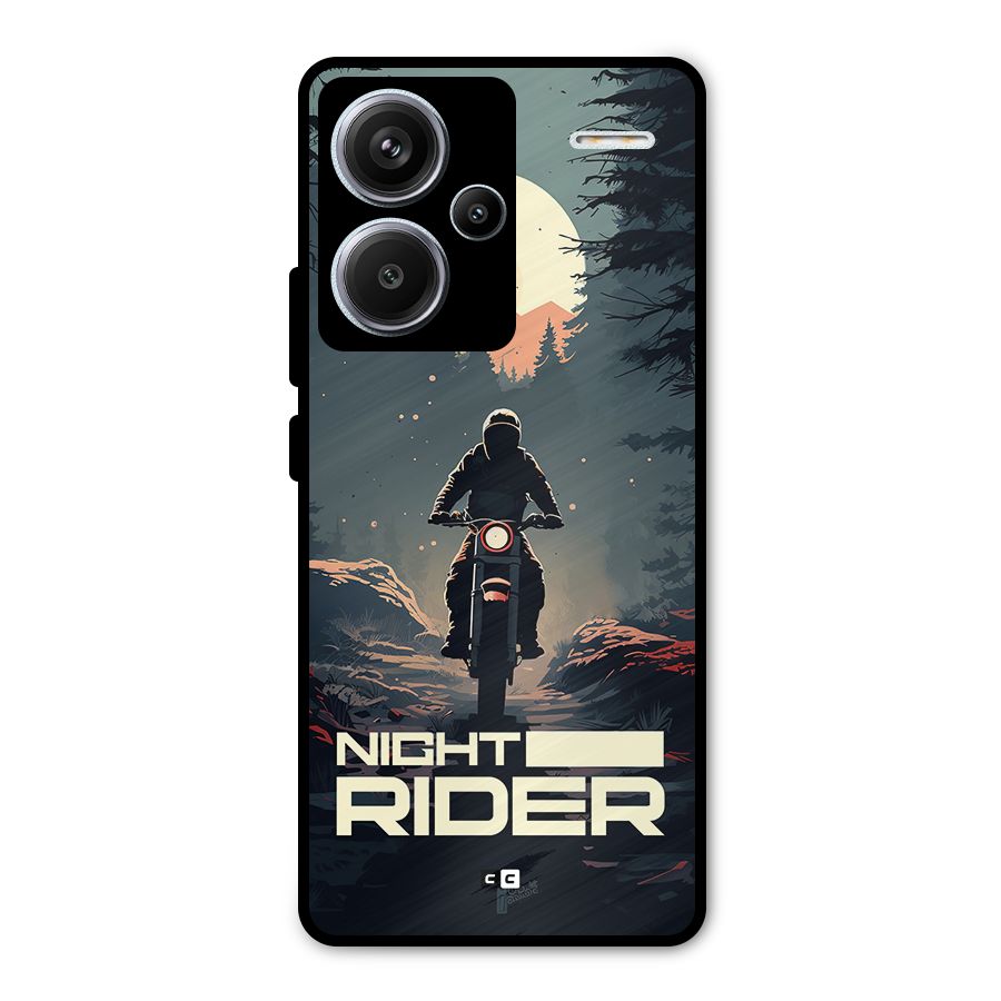Night Rider Metal Back Case for Redmi Note 13 Pro Plus