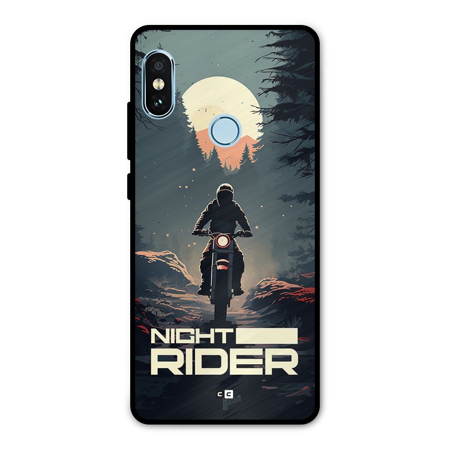 Night Rider Metal Back Case for Redmi Note 5 Pro
