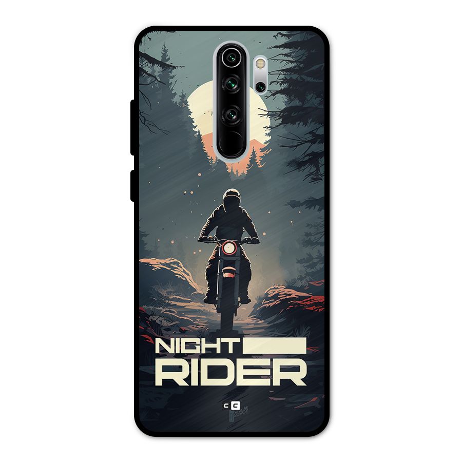 Night Rider Metal Back Case for Redmi Note 8 Pro