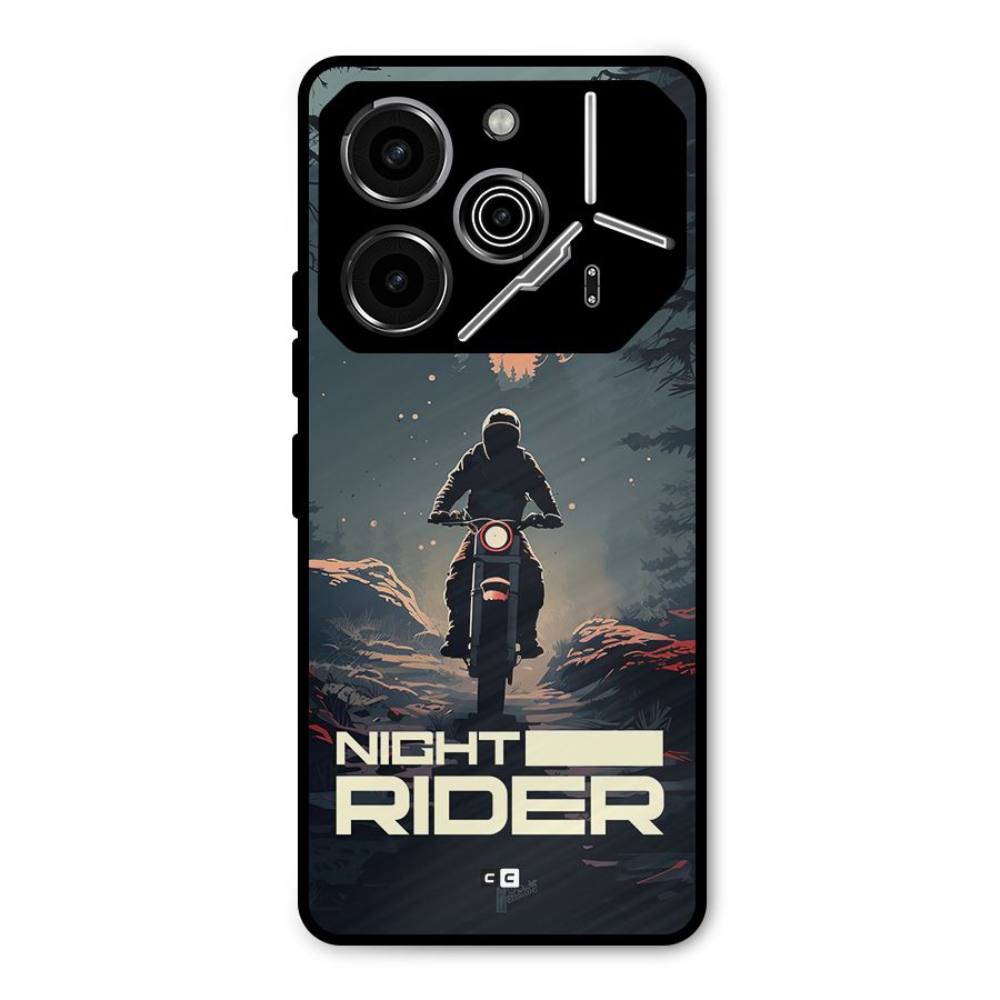 Night Rider Metal Back Case for Tecno Pova 6 Pro