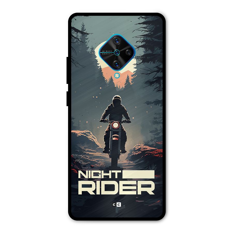 Night Rider Metal Back Case for Vivo S1 Pro