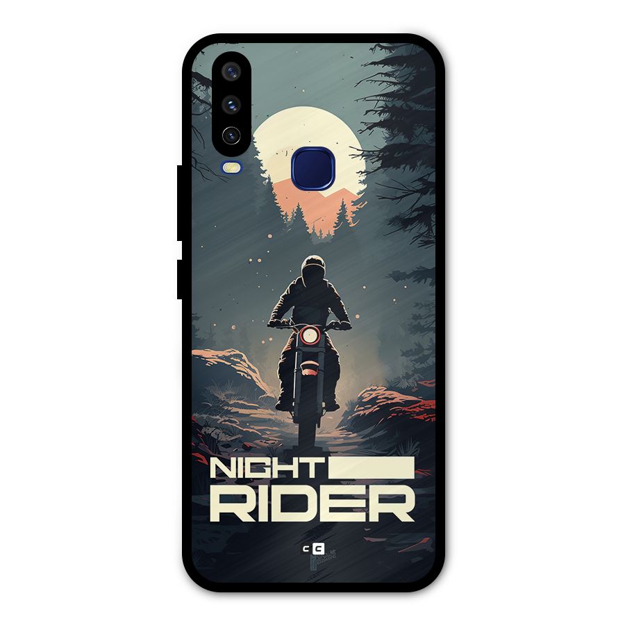 Night Rider Metal Back Case for Vivo V17