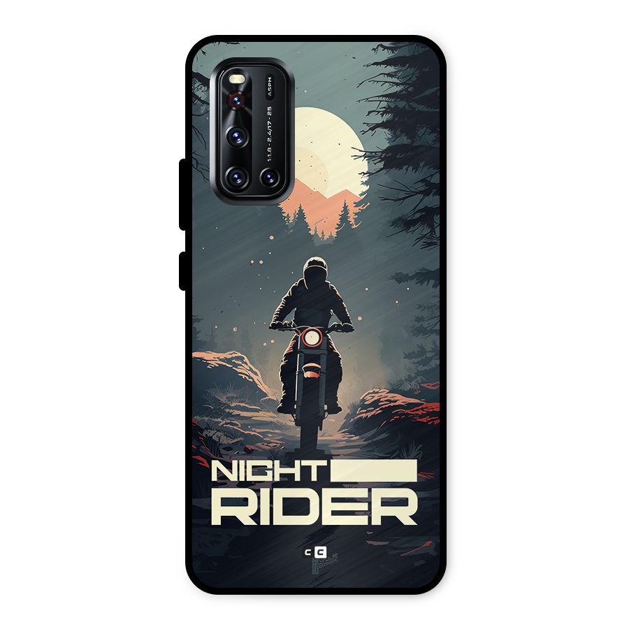Night Rider Metal Back Case for Vivo V19