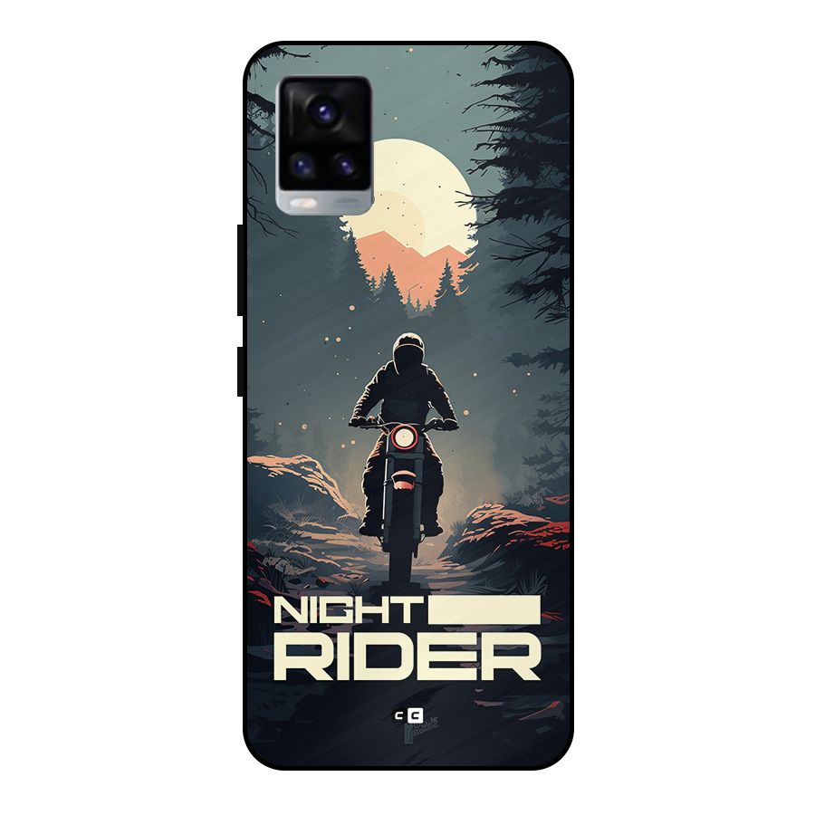 Night Rider Metal Back Case for Vivo V20