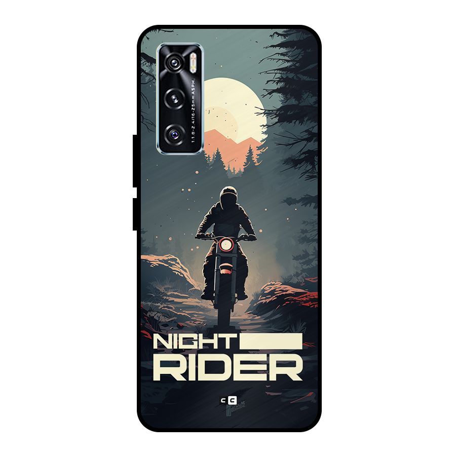 Night Rider Metal Back Case for Vivo V20 SE