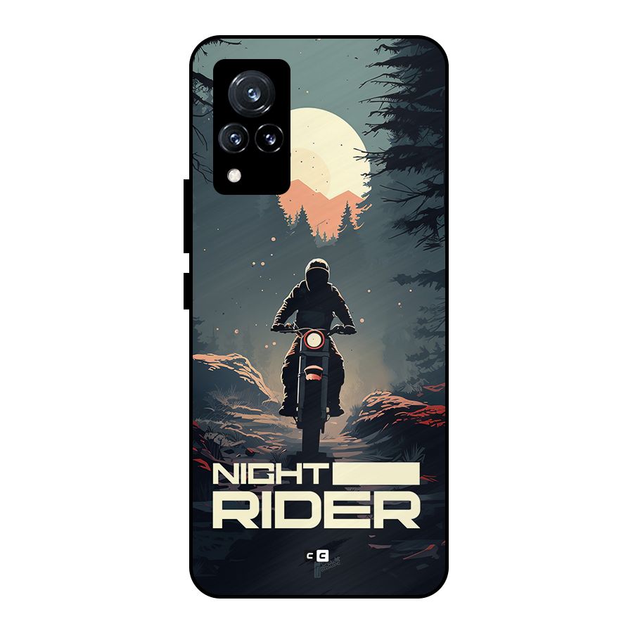 Night Rider Metal Back Case for Vivo V21 5G