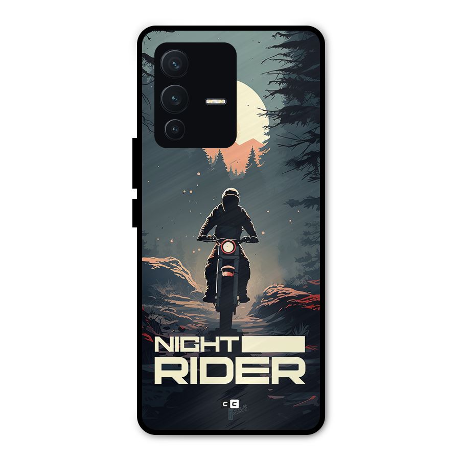 Night Rider Metal Back Case for Vivo V23 Pro
