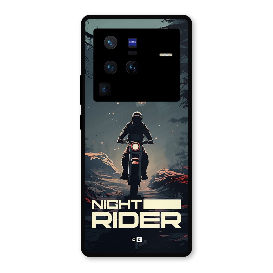 Night Rider Metal Back Case for Vivo X80 Pro