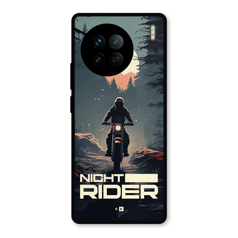 Night Rider Metal Back Case for Vivo X90