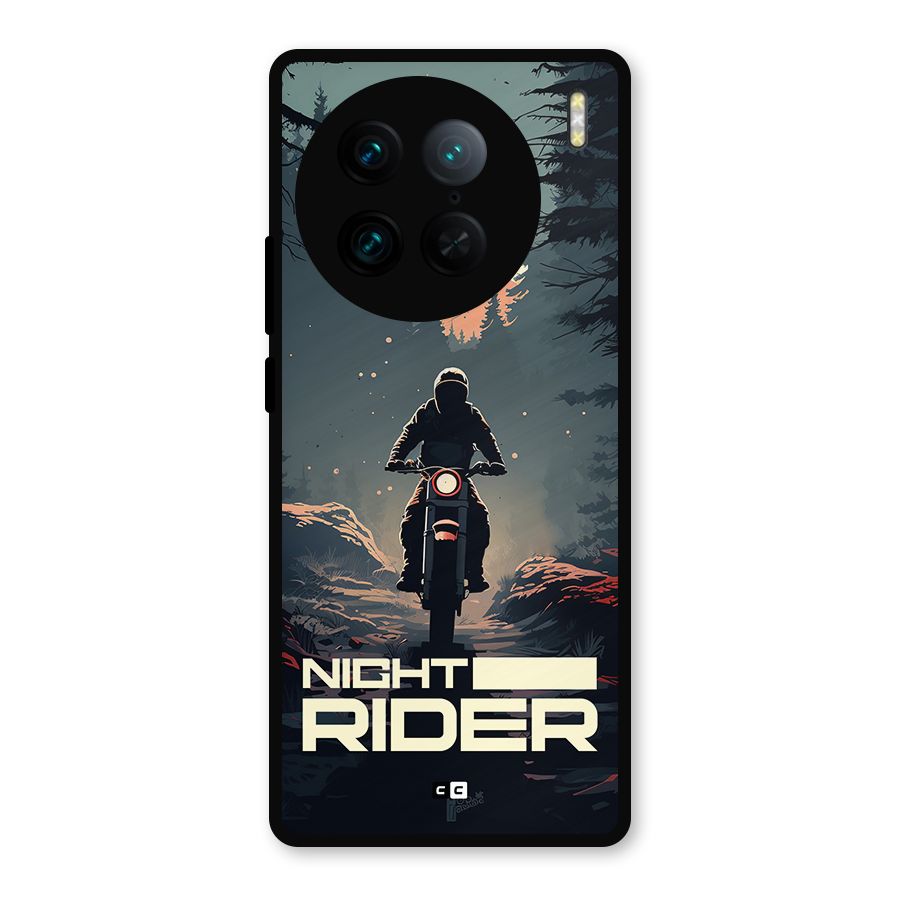 Night Rider Metal Back Case for Vivo X90 Pro