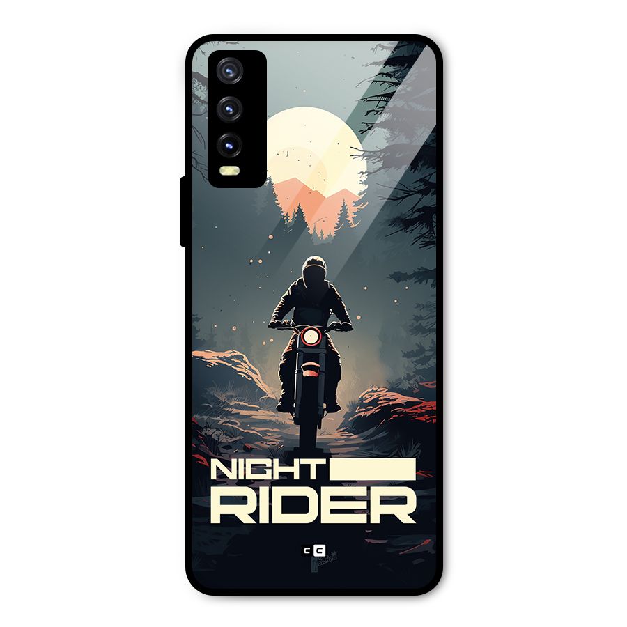 Night Rider Metal Back Case for Vivo Y20