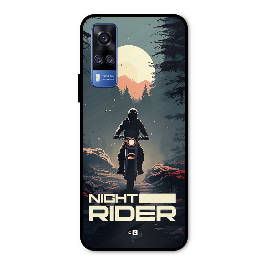 Night Rider Metal Back Case for Vivo Y51A