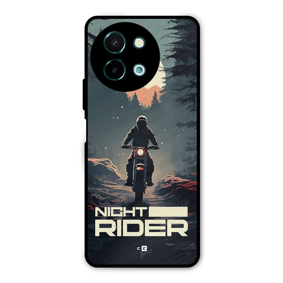 Night Rider Metal Back Case for Vivo Y58