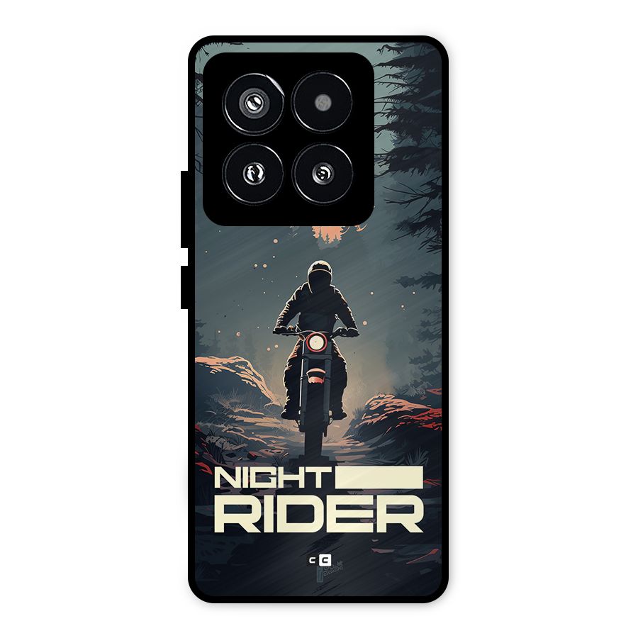 Night Rider Metal Back Case for Xiaomi 14 Pro