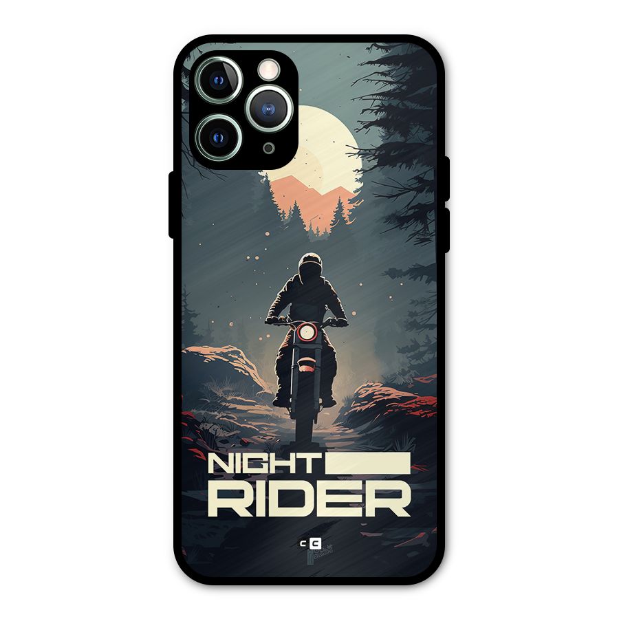 Night Rider Metal Back Case for iPhone 11 Pro Max