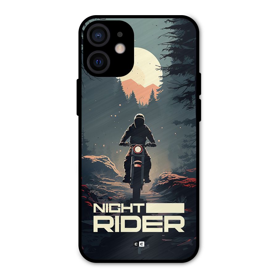 Night Rider Metal Back Case for iPhone 12 Mini