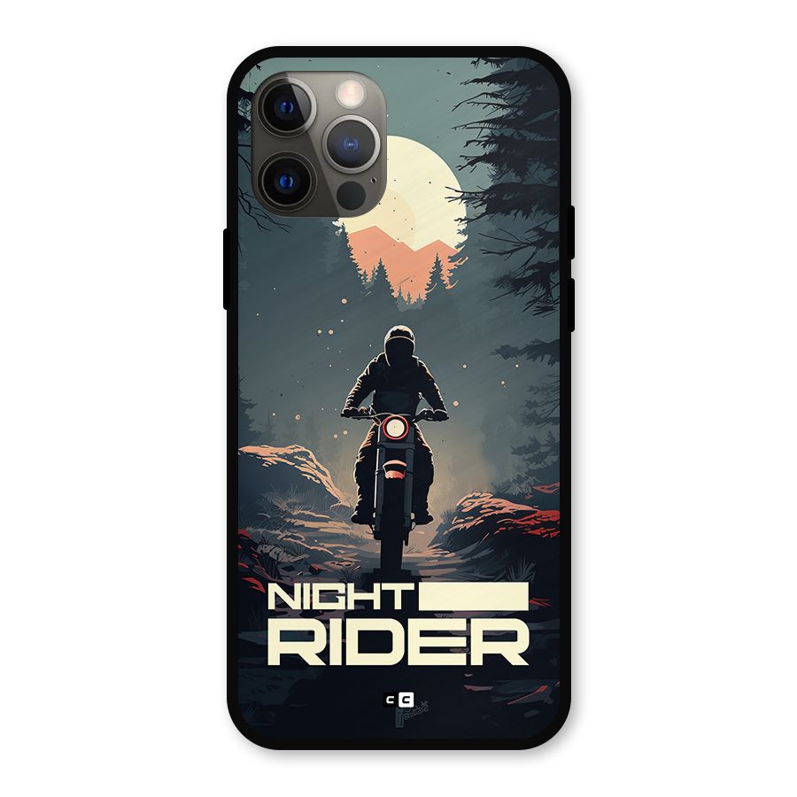 Night Rider Metal Back Case for iPhone 12 Pro