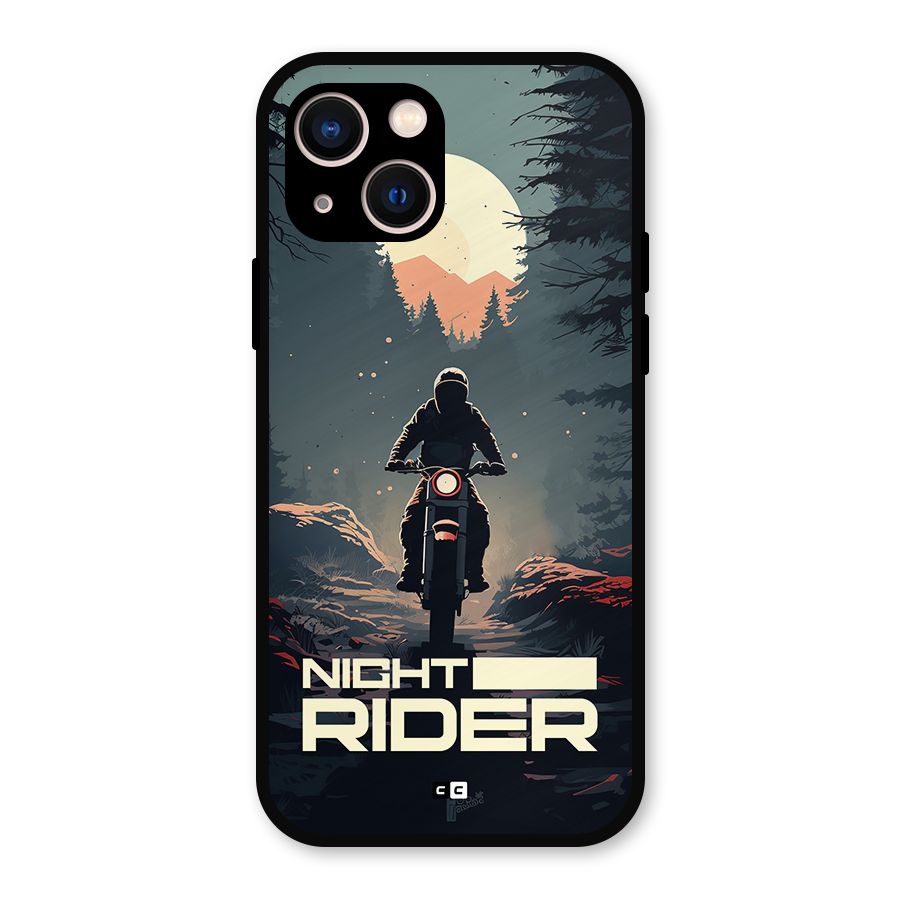 Night Rider Metal Back Case for iPhone 13