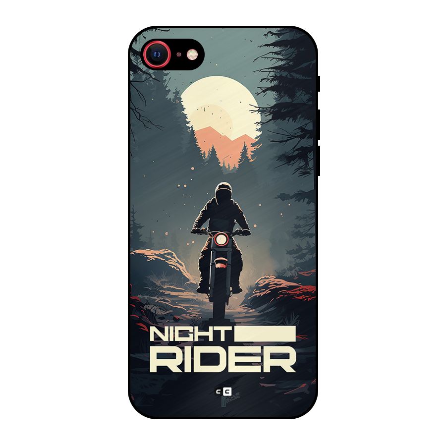Night Rider Metal Back Case for iPhone 8