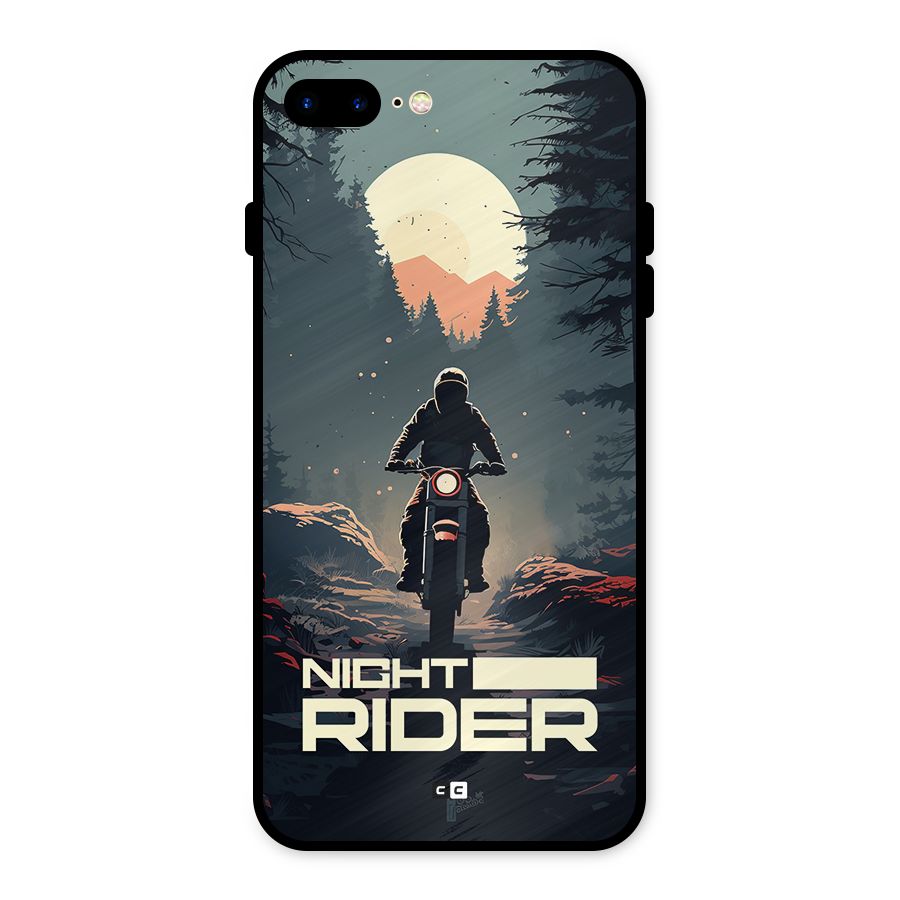 Night Rider Metal Back Case for iPhone 8 Plus