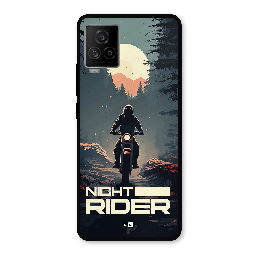 Night Rider Metal Back Case for iQOO 7 Legend 5G