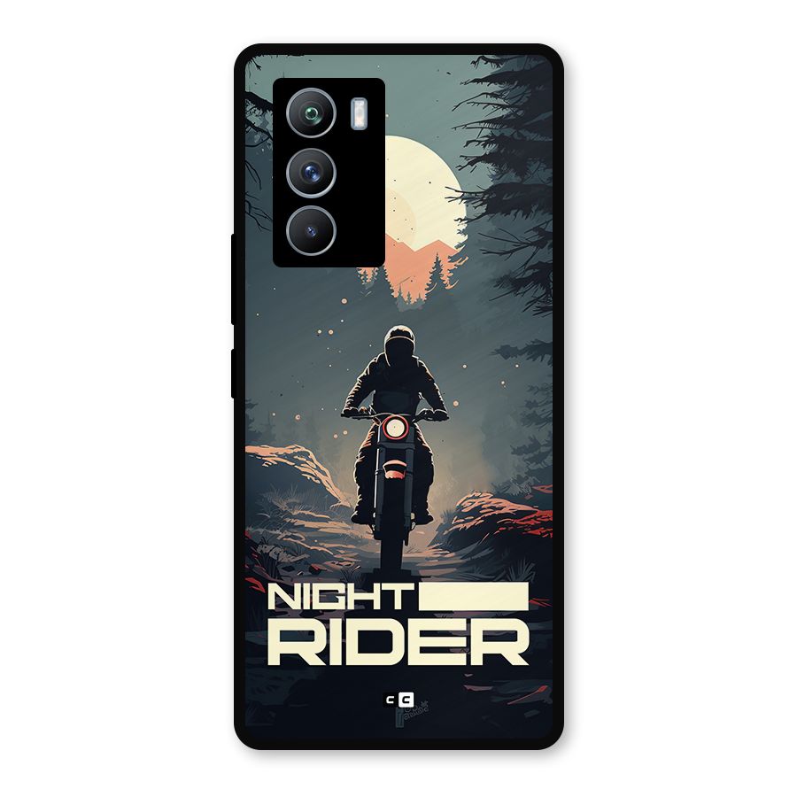 Night Rider Metal Back Case for iQOO 9 SE