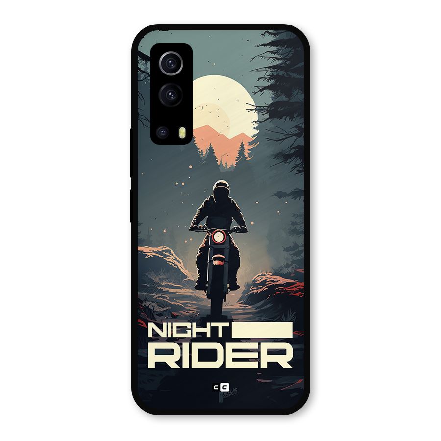Night Rider Metal Back Case for iQOO Z3