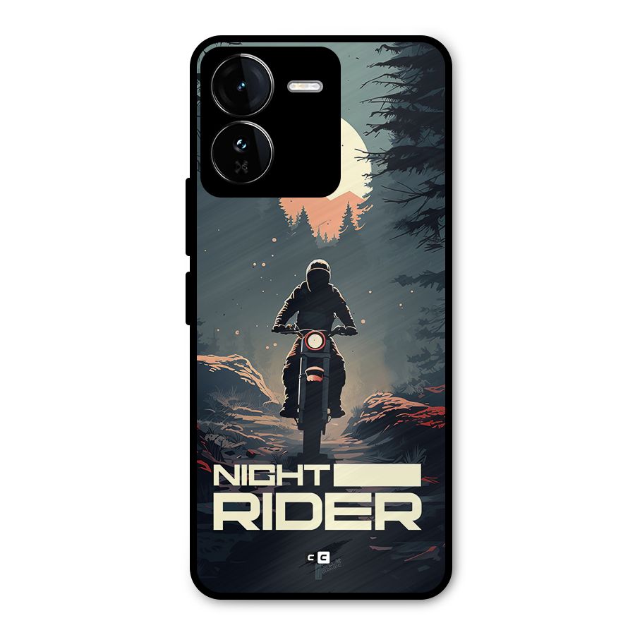 Night Rider Metal Back Case for iQOO Z9
