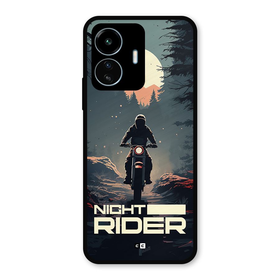 Night Rider Metal Back Case for vivo iQOO Z6 Lite 5G