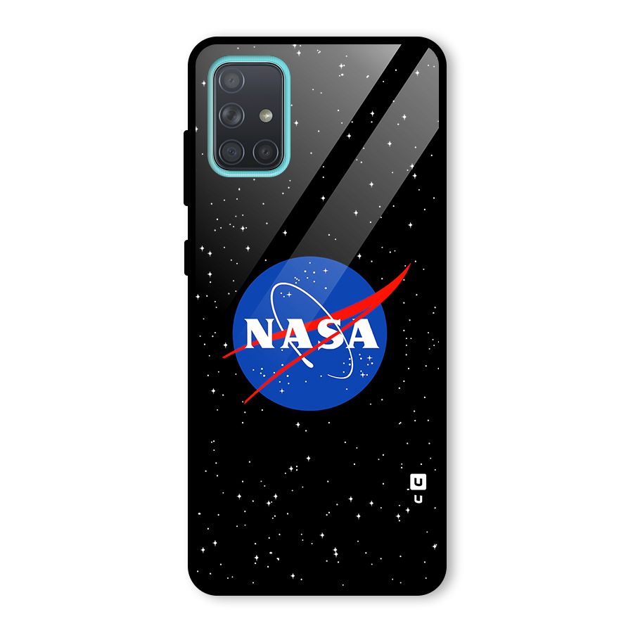 Night Sky NASA Glass Back Case for Galaxy A71