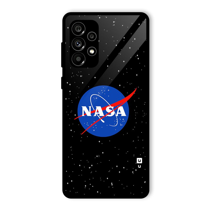 Night Sky NASA Glass Back Case for Galaxy A73 5G