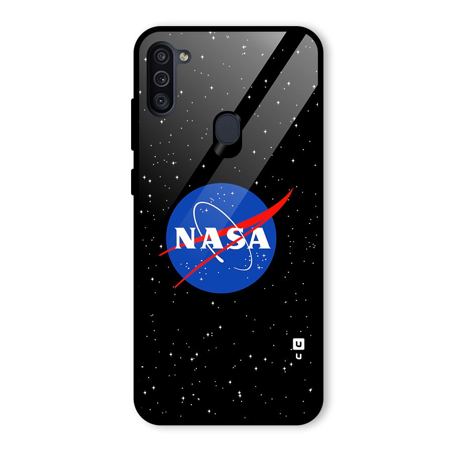 Night Sky NASA Glass Back Case for Galaxy M11