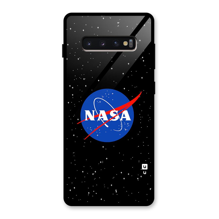 Night Sky NASA Glass Back Case for Galaxy S10 Plus