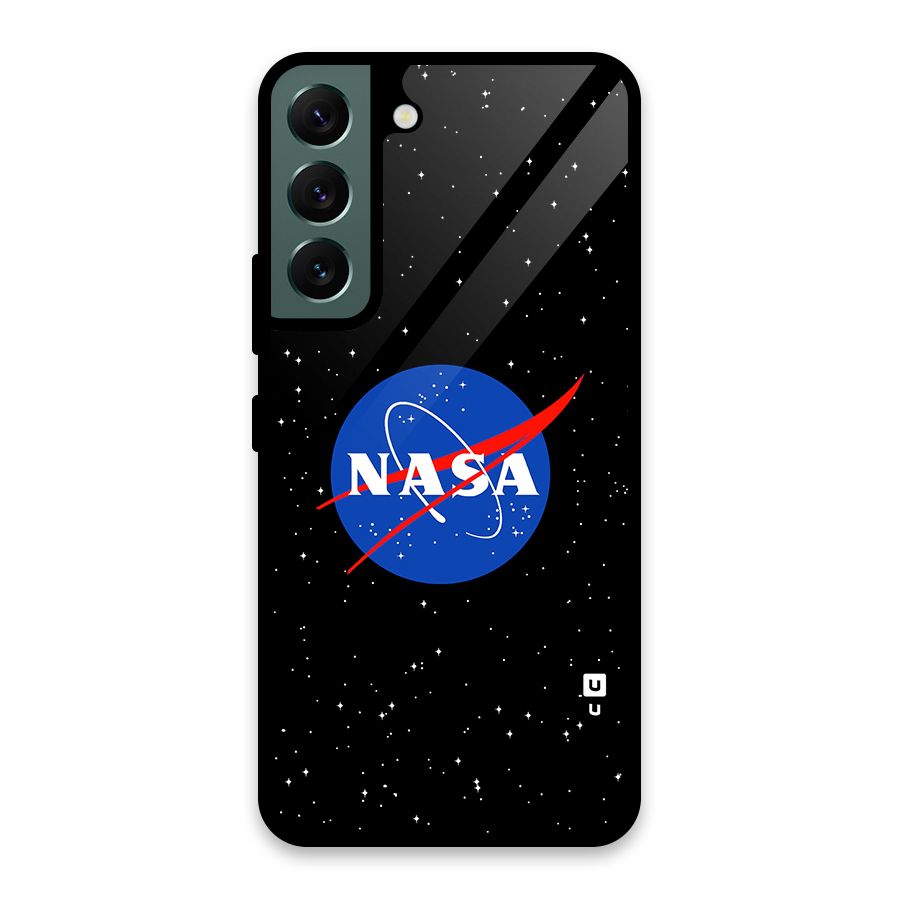 Night Sky NASA Glass Back Case for Galaxy S22 5G