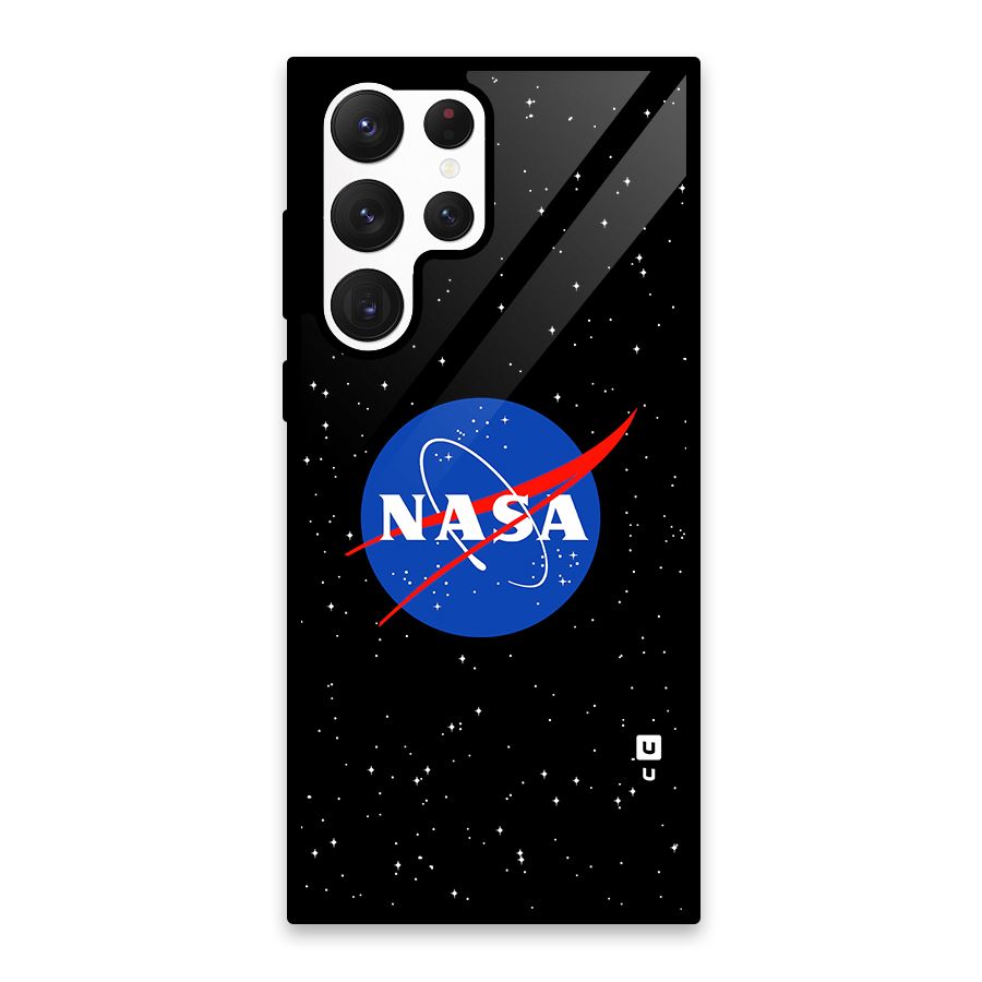 Night Sky NASA Glass Back Case for Galaxy S22 Ultra 5G