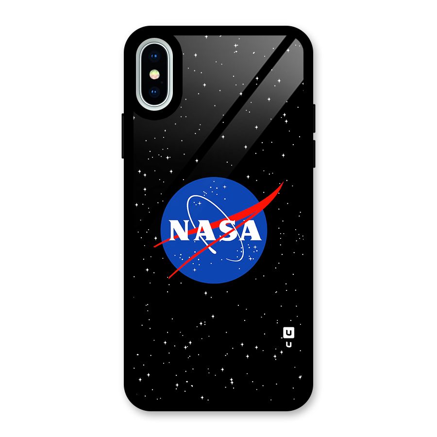 Night Sky NASA Glass Back Case for iPhone XS