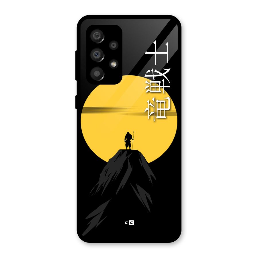 Night Warrior Glass Back Case for Galaxy A32