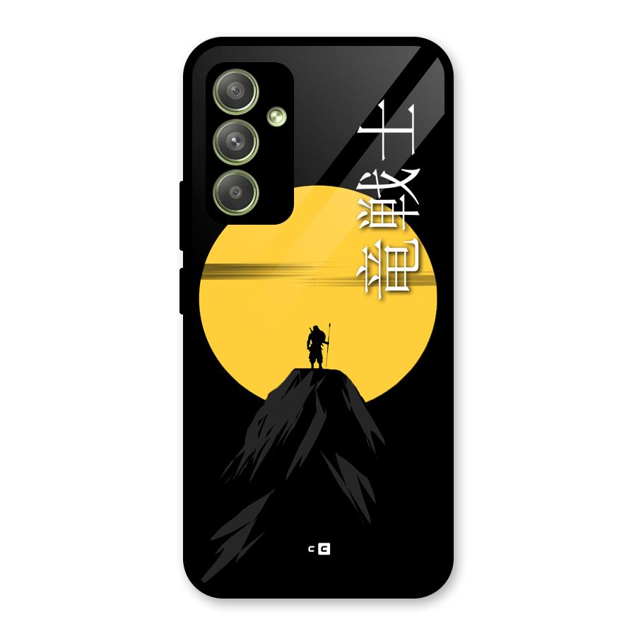 Night Warrior Glass Back Case for Galaxy A54