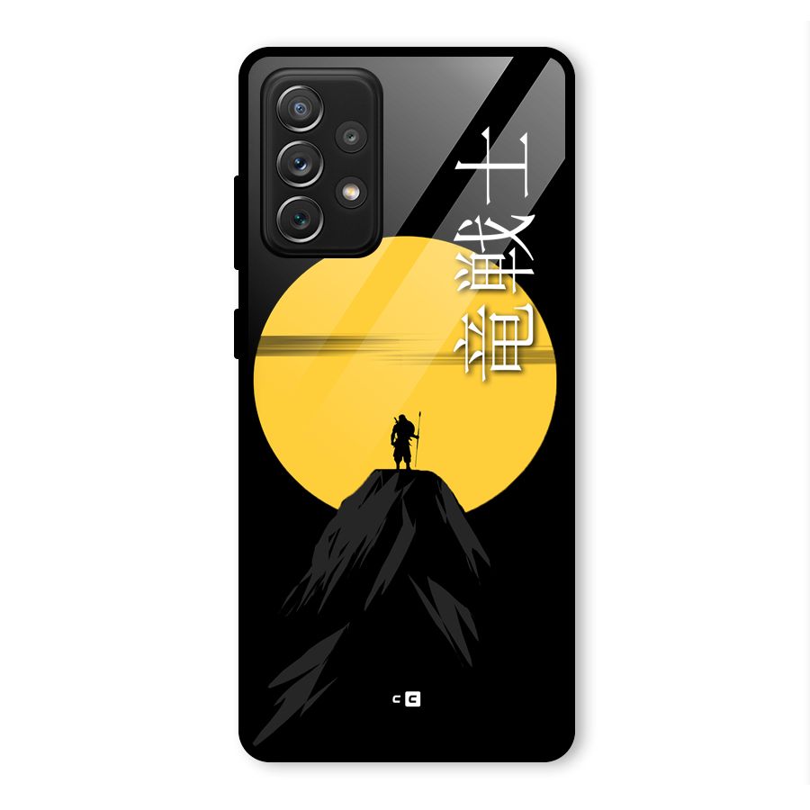 Night Warrior Glass Back Case for Galaxy A72