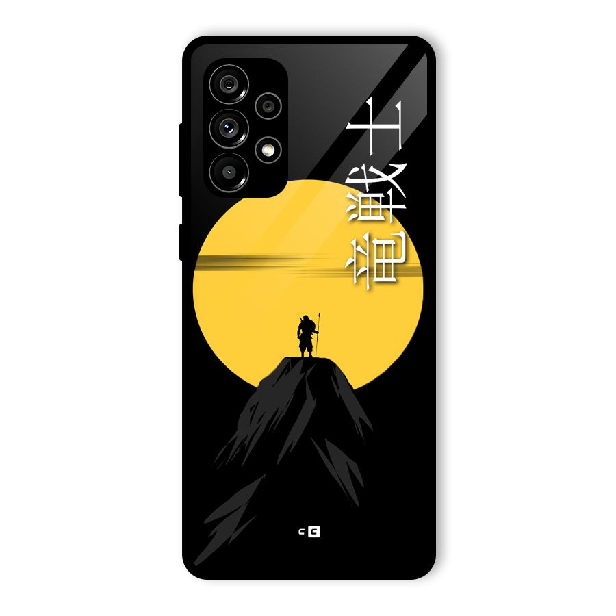 Night Warrior Glass Back Case for Galaxy A73 5G