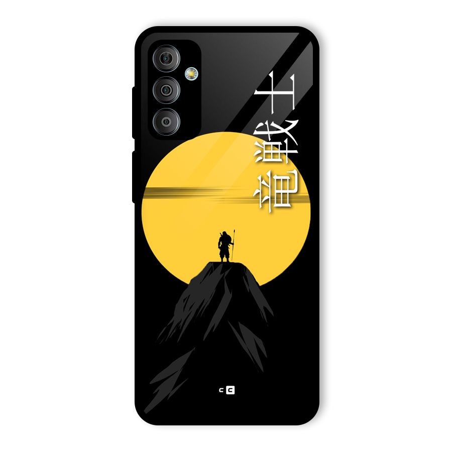Night Warrior Glass Back Case for Galaxy F23