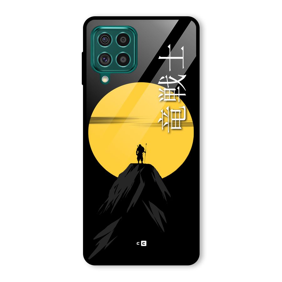 Night Warrior Glass Back Case for Galaxy F62