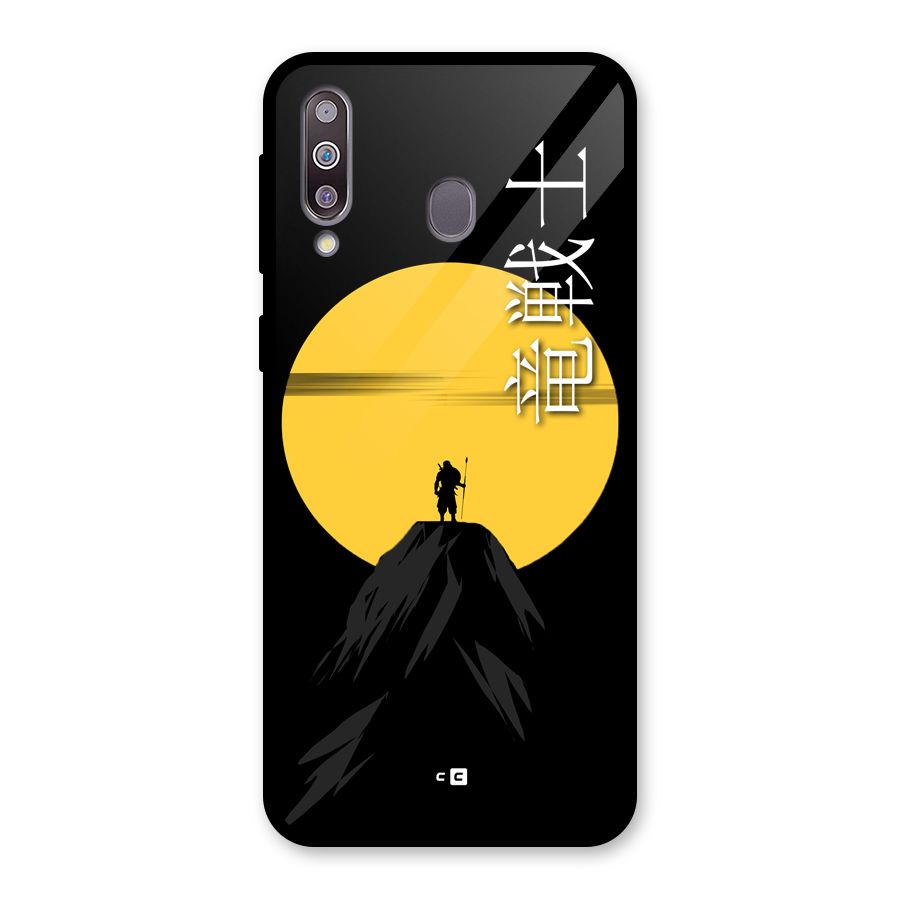 Night Warrior Glass Back Case for Galaxy M30